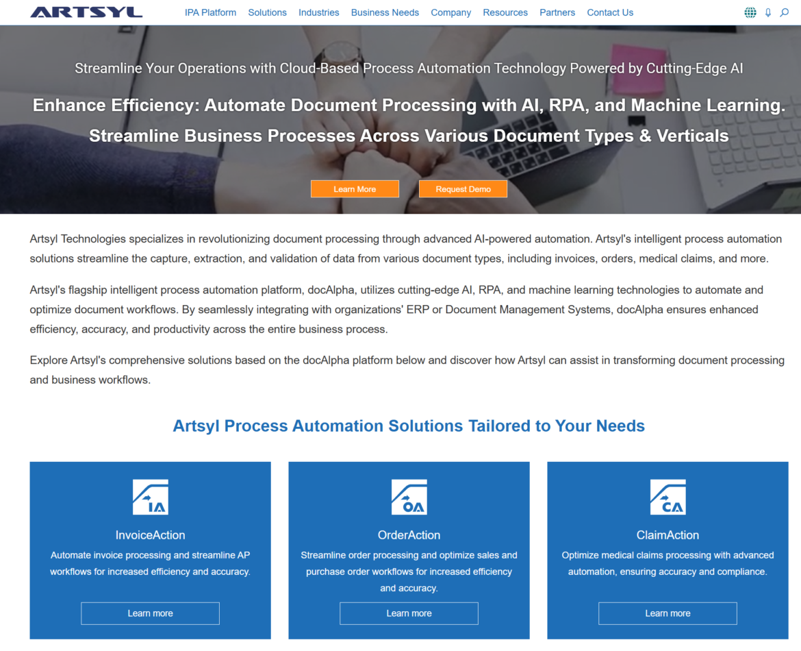Artsyl Unveils docAlpha 7.3, Advancing Intelligent Automation with Smarter AI and Greater Control