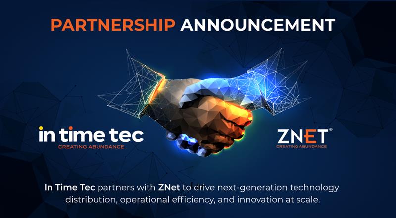 In Time Tec Partners with ZNet Technologies to Scale Distributor-Led Cloud Marketplaces Worldwide
